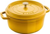 STAUB LA COCOTTE round cast iron pot 3.7 L yellow #1