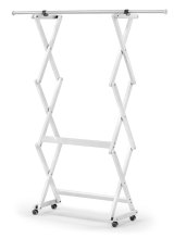 Clothes hanger, white 140 x 32 cm #1