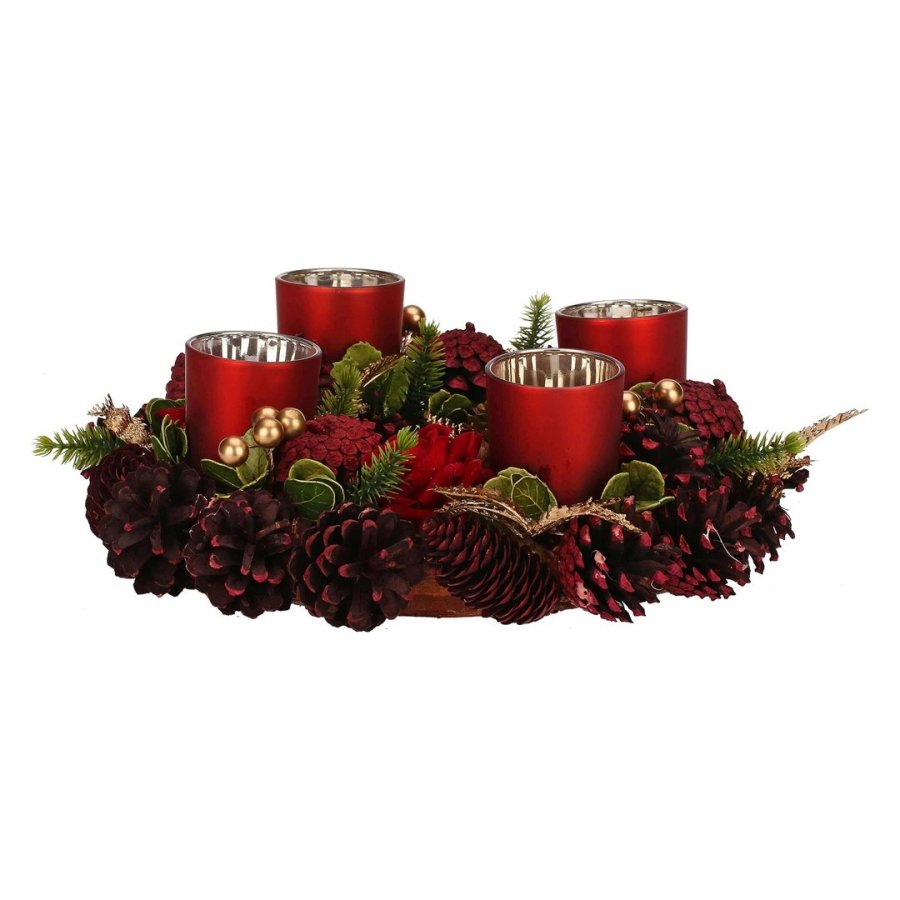 RITUALI DOMESTICI QUASIROSSO Set of 4 Tealight Candles #1