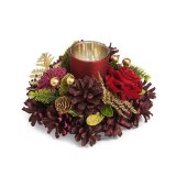 RITUALI DOMESTICI QUASIROSSO Tealight Candlestick Sphere #1