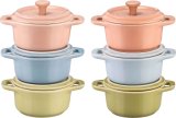 STAUB GIFT GIVING 6x Mini cocotte okrągły 10 cm, wielokolorowe #1