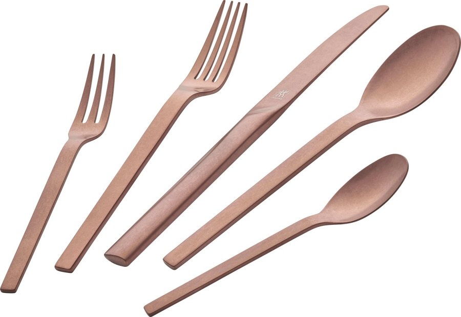 30-piece matte Bestik s�t Rose Gold #1