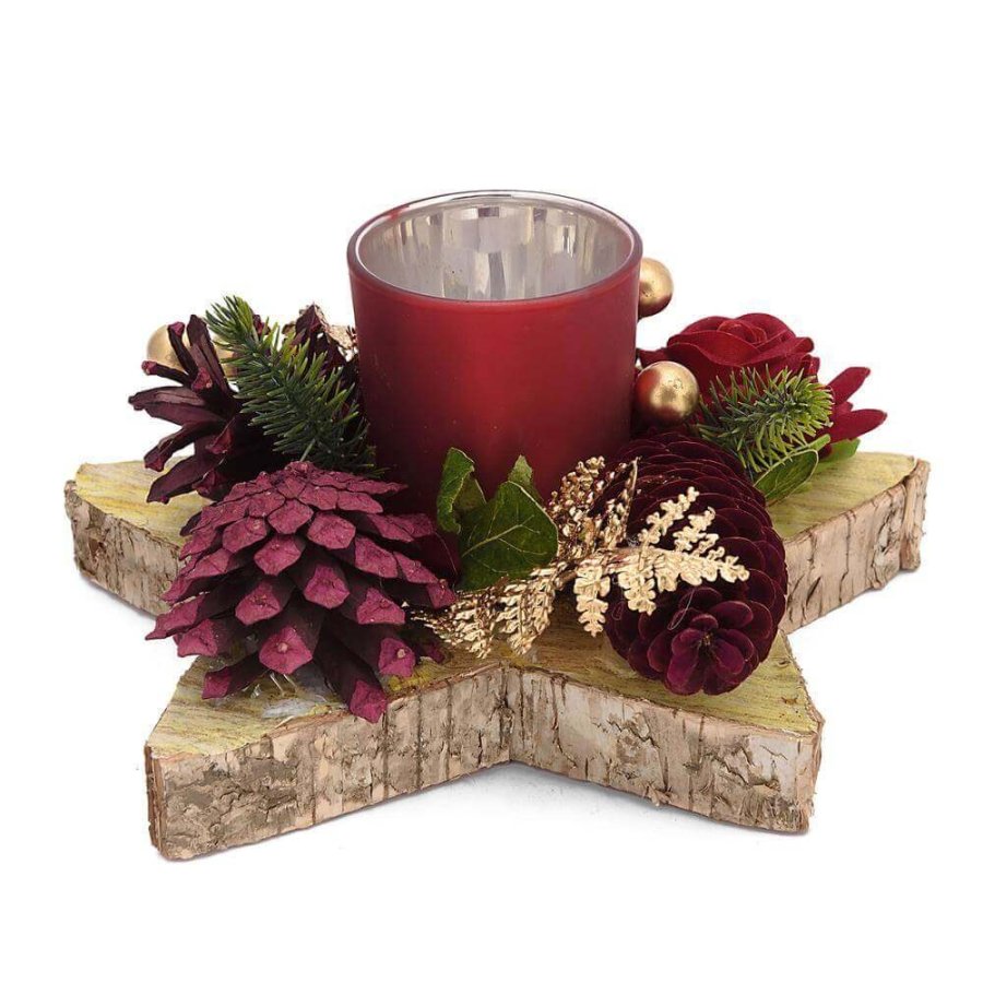 RITUALI DOMESTICI QUASIROSSO Tealight Holder Star #1