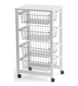 Kitchen cart - 83 x 46 cm, White #1