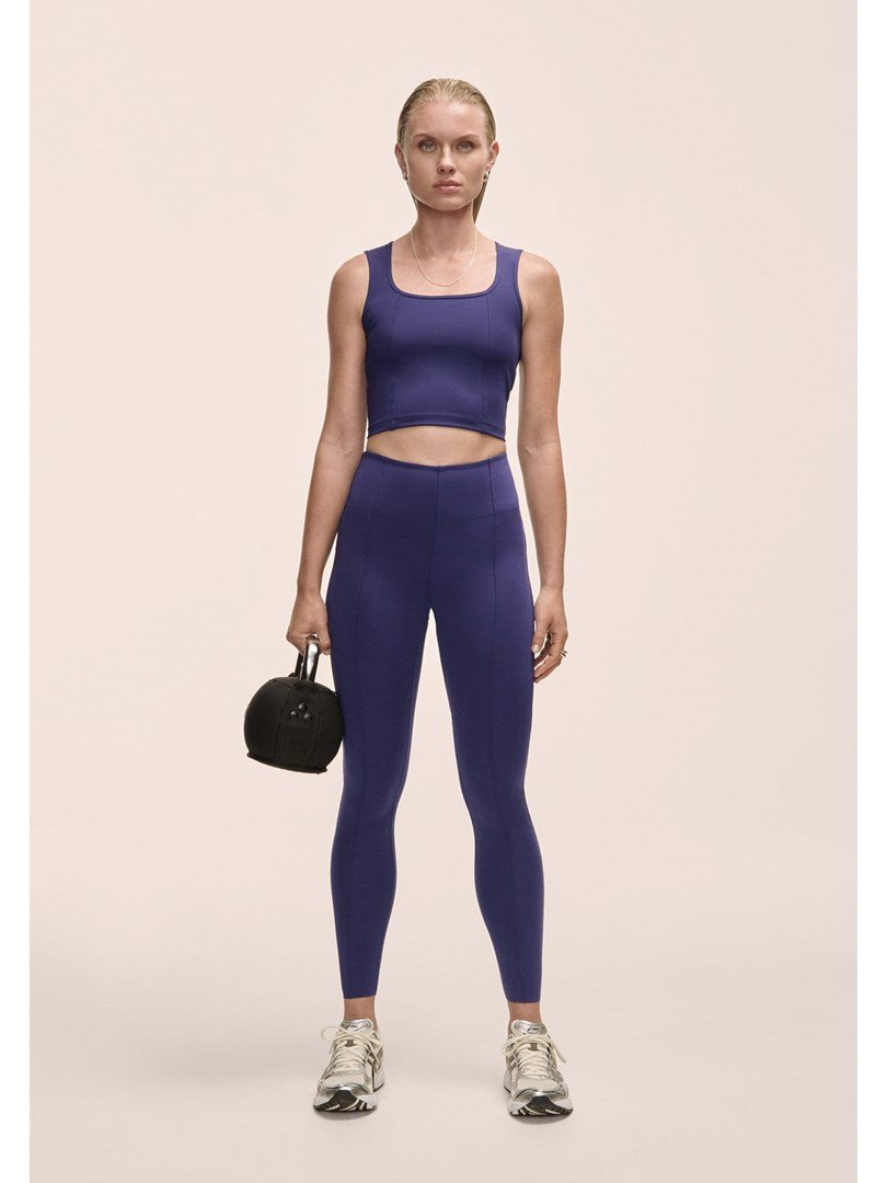 Women's Leggings Casall Edge High Waist purple M #1