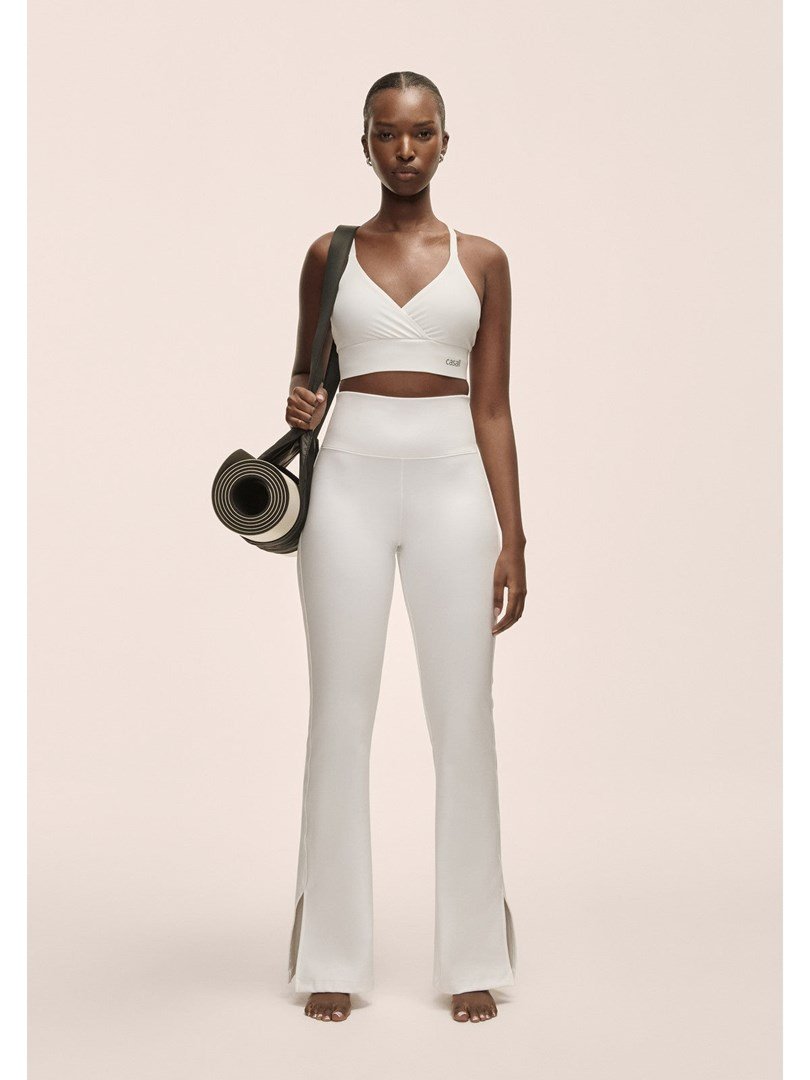 Ladies' Grace Flare Slit Pant white - M #1