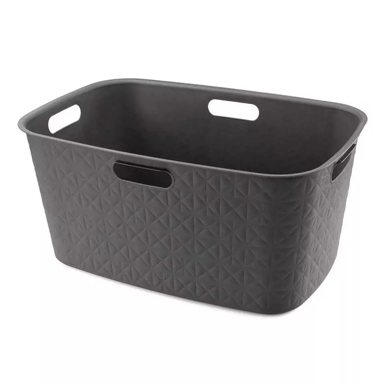 CURVER IRONING BASKET DARK GREY SOFTEX 45L #1