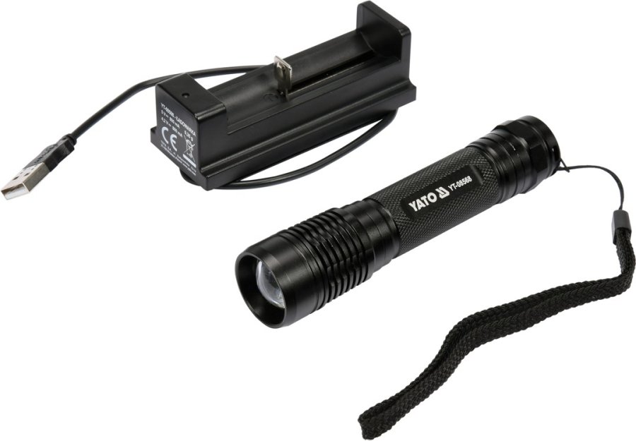 YT. MET FLASHLIGHT. WITH CREE RECHARGEABLE LED #1