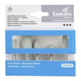 LUKAS MOUNTED GRINDING WHEEL SET 5pcs CERAMIC STAINLESS/STEEL #1