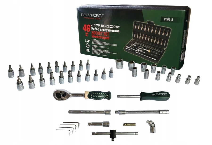 ROCKFORCE WRENCH SET 1/4