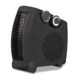VOLTENO FLOOR-STANDING FAN HEATER 1000W/2000W BLACK #1