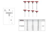 YT. HEX BALL WITH HANDLE SET 8cz 2,5/3/4/5/6/7/8/10mm. #1