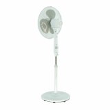 VOLTENO FLOOR FAN WHITE+ REMOTE CONTROL 40cm BASE WHEEL #1