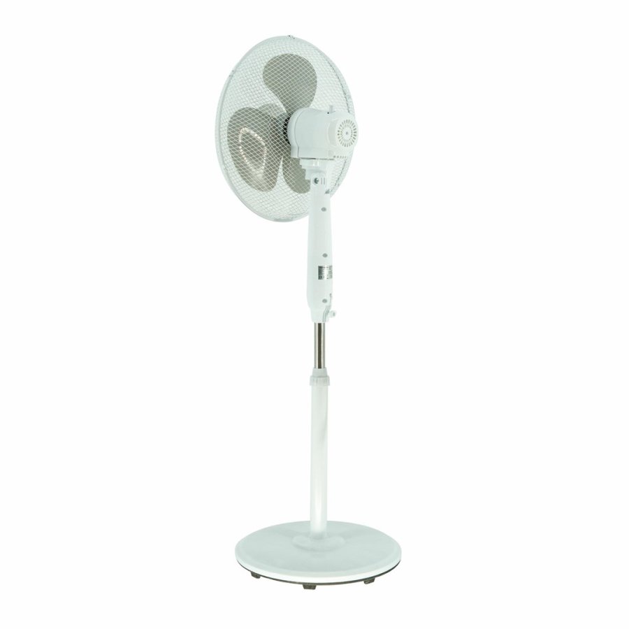 VOLTENO FLOOR FAN WHITE+ REMOTE CONTROL 40cm BASE WHEEL #1