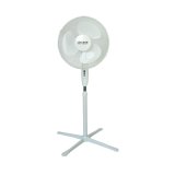 VOLTENO FLOOR FAN WHITE 40cm BASE CROSS #1