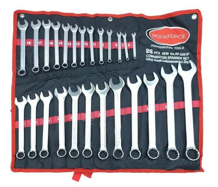 Rockforce combination wrench set 25pcs (6-36mm) #1