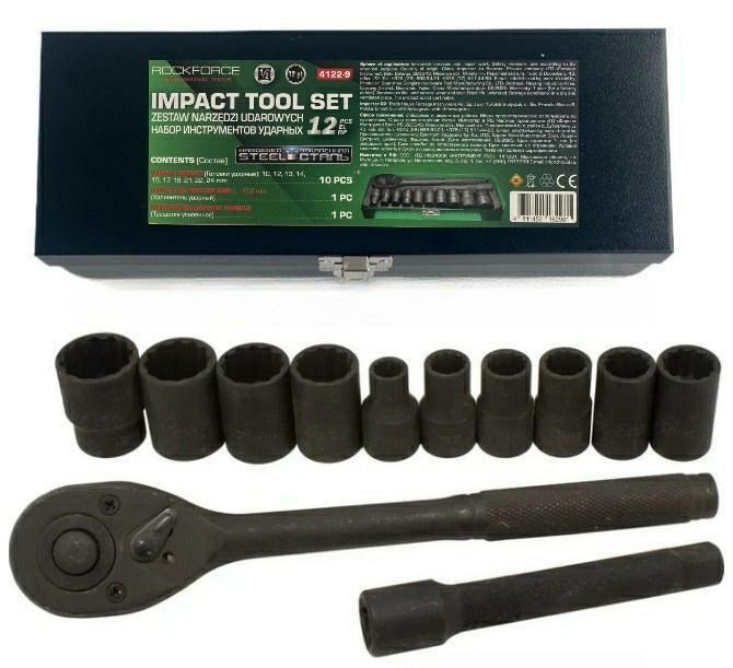 ROCKFORCE WRENCH SET 12pcs. 1/2