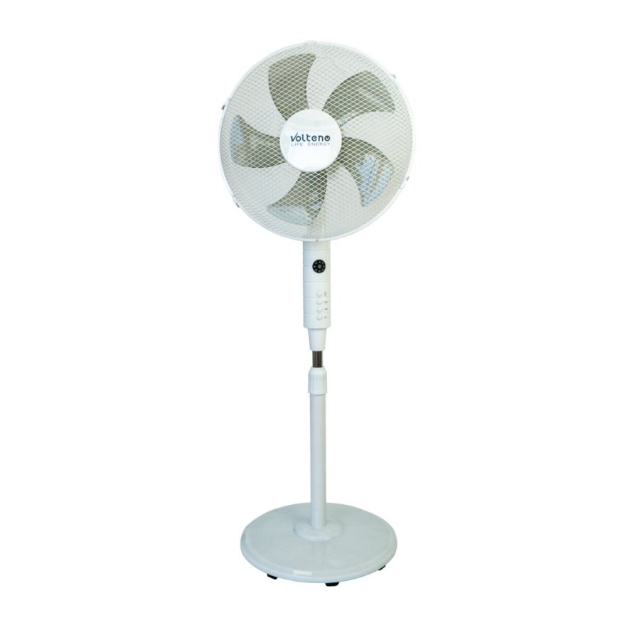 VOLTENO FLOOR FAN WHITE+ DISPLAY 40cm #1