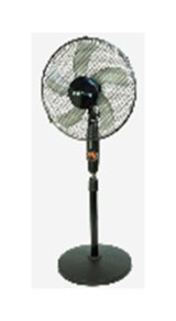 VOLTENO FLOOR FAN WHITE 40cm ROUND BASE #1