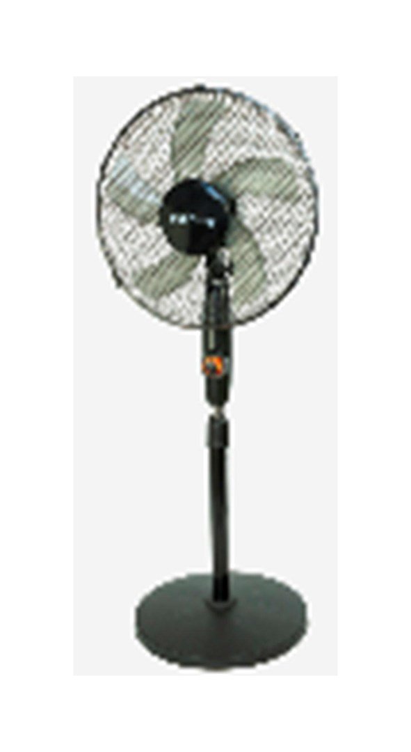 VOLTENO FLOOR FAN WHITE 40cm ROUND BASE #1