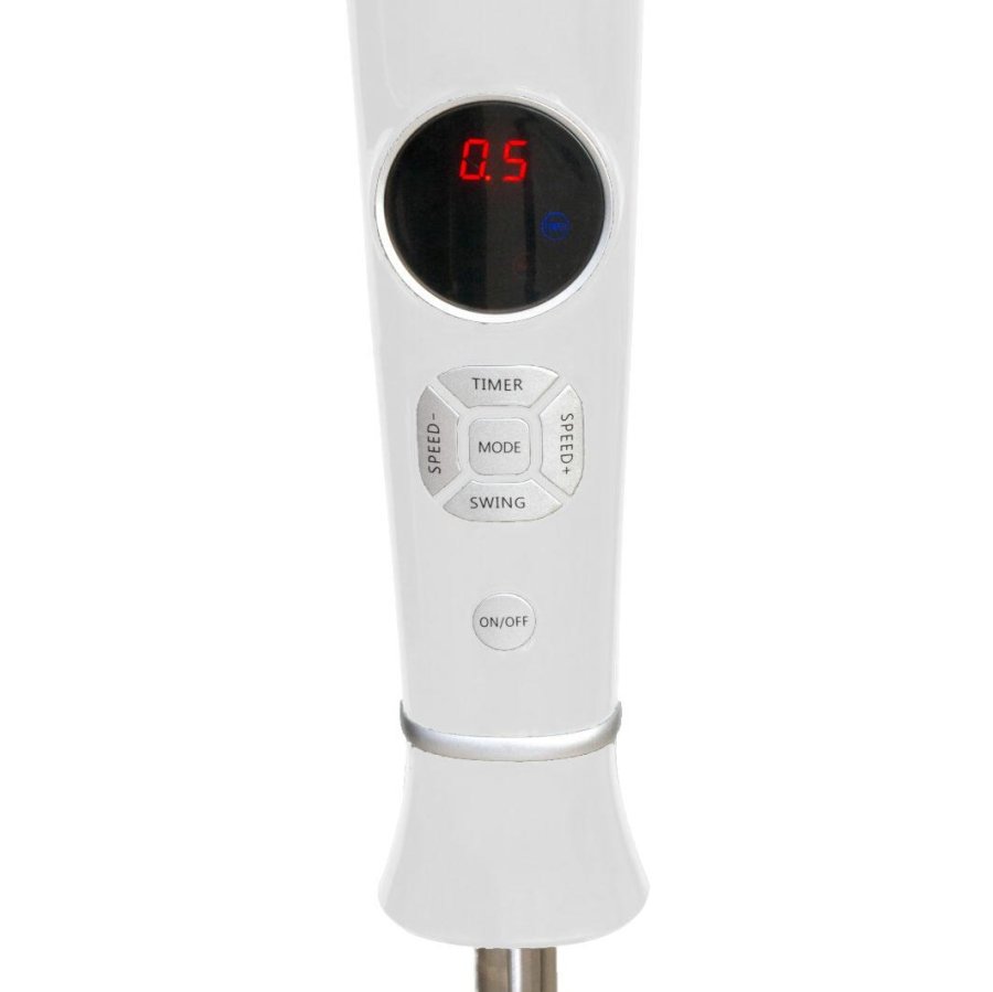VOLTENO FLOOR FAN WHITE+ REMOTE CONTROL+DISPLAY 40cm #1