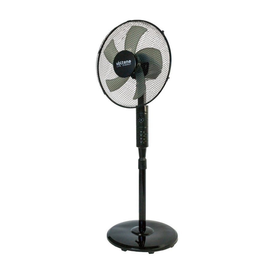 VOLTENO FLOOR FAN BLACK+ DISPLAY 40cm #1
