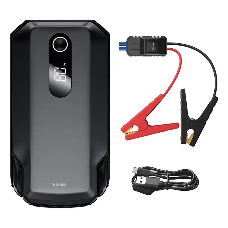 POWERBANK BOOSTER Baseus Max Car Jump Starter CGNL020001 20000mAh 12V 2000A + ALLIGATOR CLIP CABLES #1