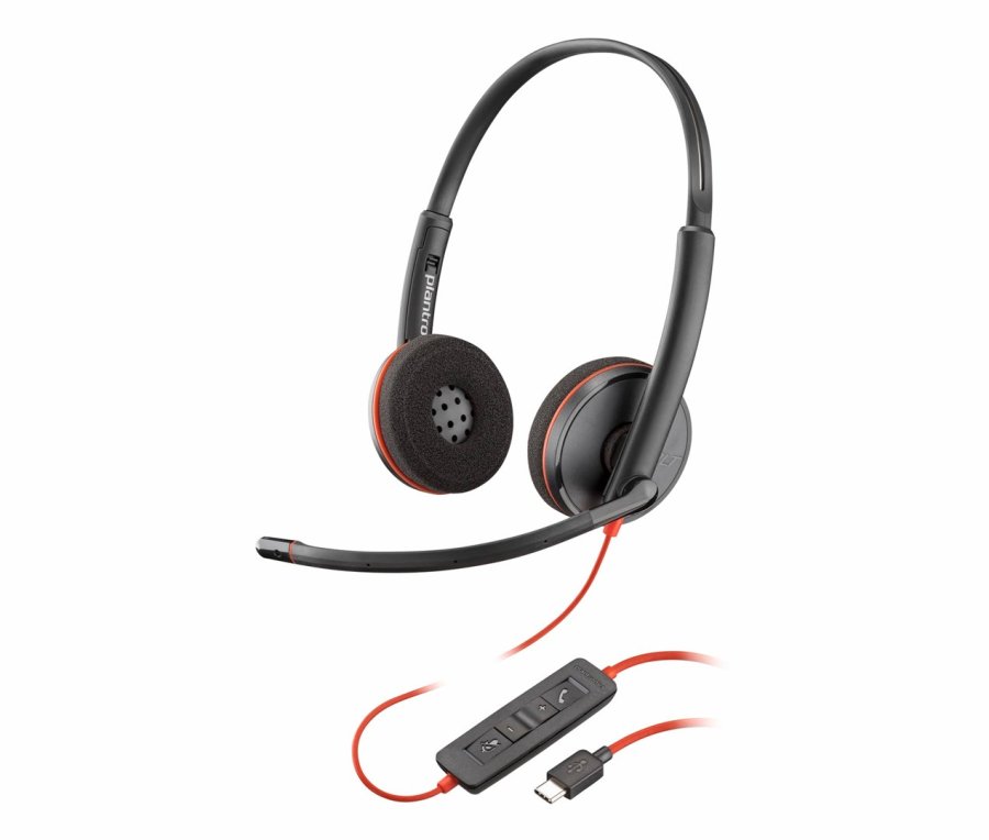 HP Poly Blackwire 3220 kabelgebunden USB-A/C schwarz #1