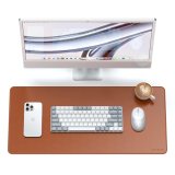 Satechi Premium Desk Mat - vegan leather mat (brow #1