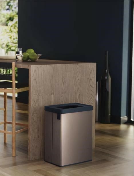 Curver trash bin Verto 54L pearl gray #1