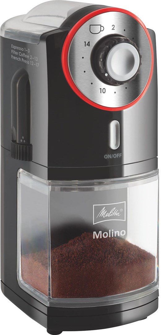 Melitta Molino 100 W Sort, rd, rustfrit stl #2