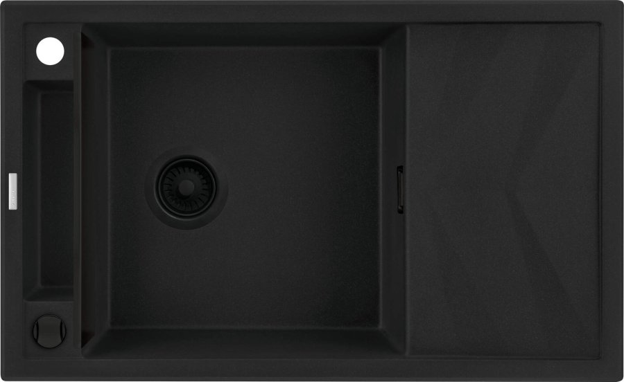DEANTE BLACK NERO MATT MAGNETISK 1-KUMME GRANITVASK MED AFLB #1