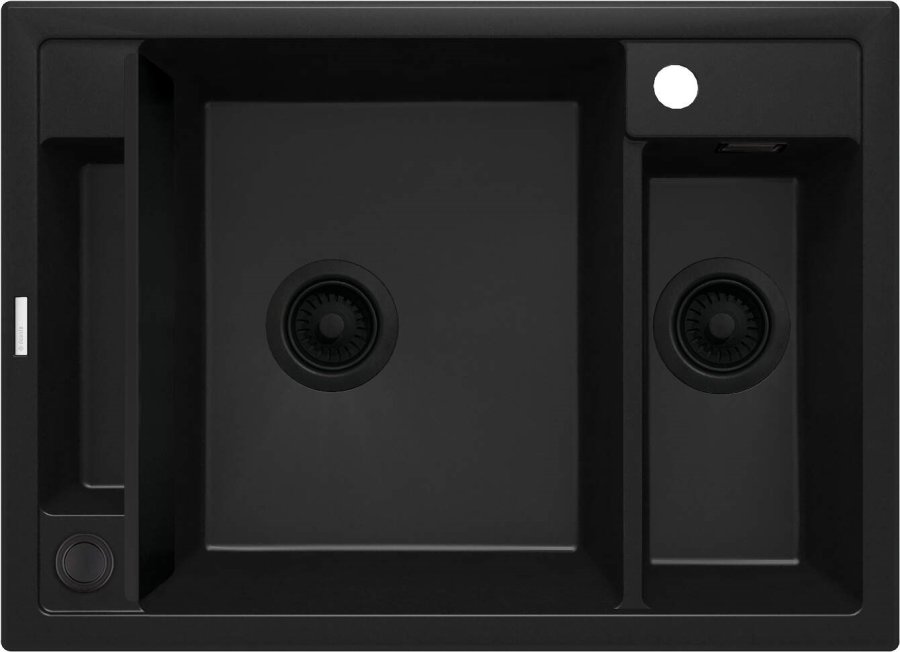 DEANTE BLACK NERO MATT MAGNETISK 1,5-KUMME GRANITVASK #1