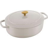 BALLARINI BELLAMONTE OVAL STBEJERNSGRYDE 75003-556-0 - 5,5 LTR ELFENBENSFARVET #1