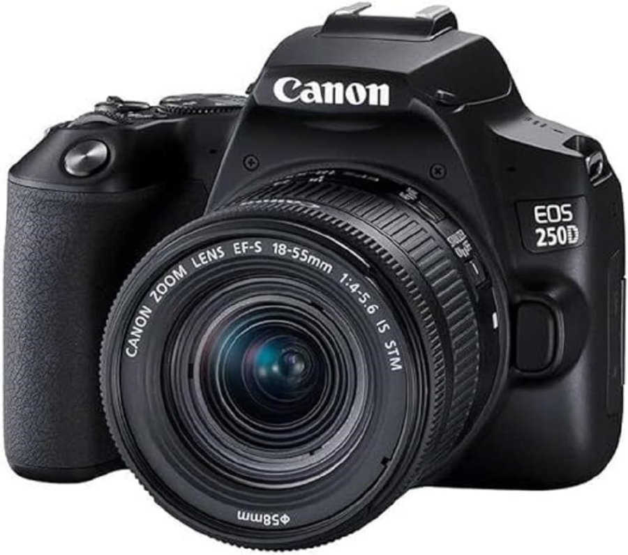 Canon EOS 250D+EF-S 18-55mm SLR kamerast 24,1 MP CMOS 6000 x 4000 pixel Sort #2