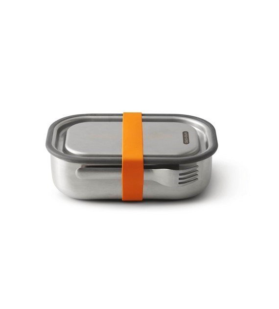 black+blum BAM-SS-L003 madkasse Frokostbeholder Silikone, Rustfrit st�l Orange, Rustfrit st�l 1 stk #2