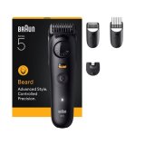 Braun BeardTrimmer 5 80789813 skg trimmer Vekselstrm/batteri 20 2 cm Vd og tr Sort #2