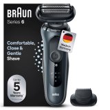Braun Series 6 61-N1200s Folie shaver Trimmer Sort #2