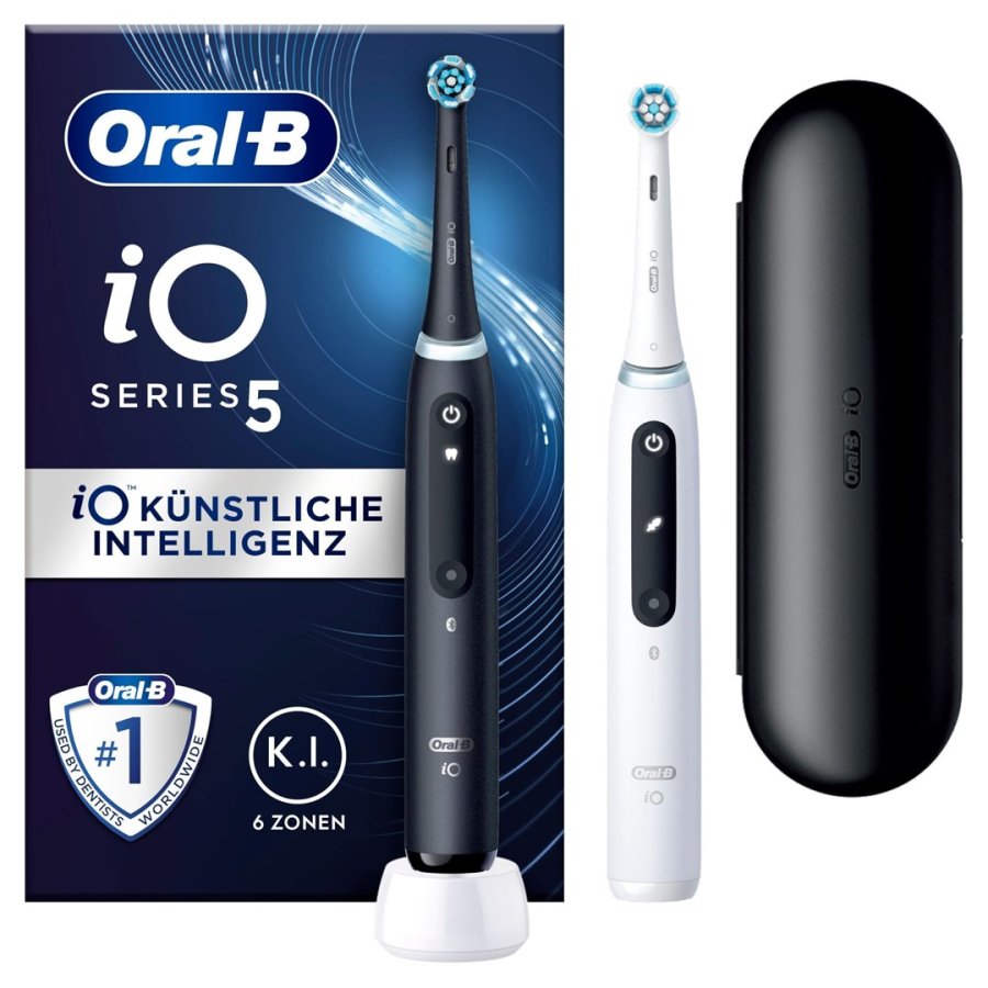 Braun Oral-B iO Series 5 Toothbrush Blk/Wh #1