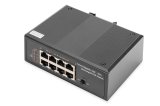 Industrial 7-port Gigabit PoE+ Switch w/ 1 PD #1