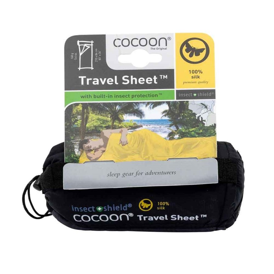 Cocoon TravelSheet Rektangul�r sovepose Silke Gr� #2