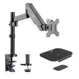 Maclean Monitor Mount, Double Arm, Gas Spring, 17