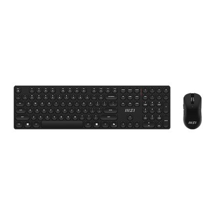 MSI | FORGE K210 | Keyboard and Mouse Set | Wireless | Mouse included | US | Black | Scissor #1