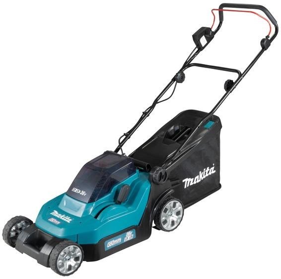 Makita DLM382PM2 pl�neklipper Batteri Sort, Bl� #2