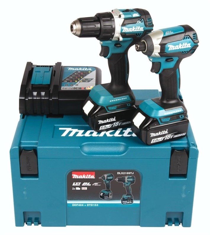 COMBOKIT 18V DLX2189TJ 2X5,0AH MAKITA #1