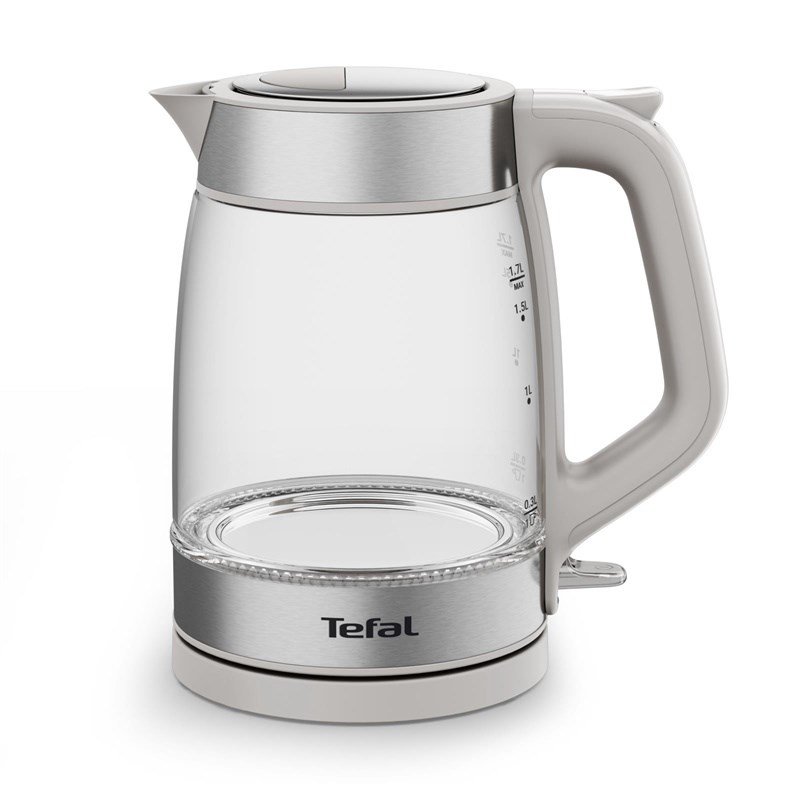 Tefal Glass Kettle KI605B30 elkedel 1,7 L 2200 W Gr�, S�lv, Transparent #2