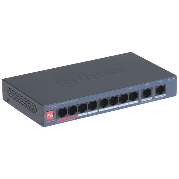 SWITCH POE CS4010-8GT-110 10-PORTOWY, 8 PoE DAHUA #1