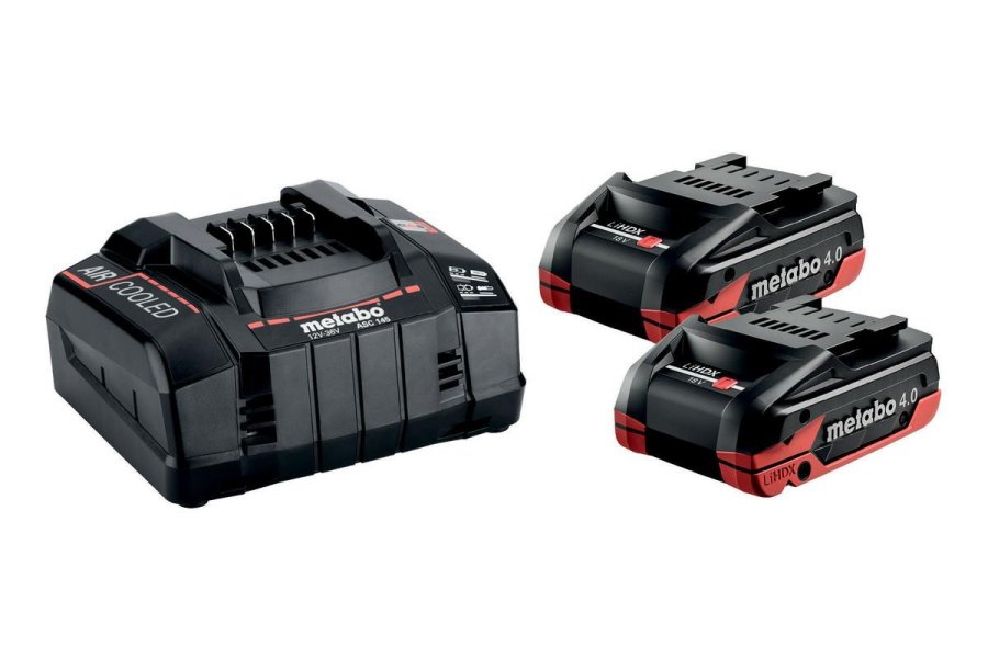 METABO AKUMULATOR 18V  4,0Ah LIHD XTREME 2szt. + ADOWARKA ASC 290 #1