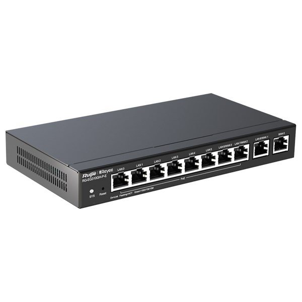 Ruijie Networks RG-EG310GH-P-E kabelforbundet router Sort #2