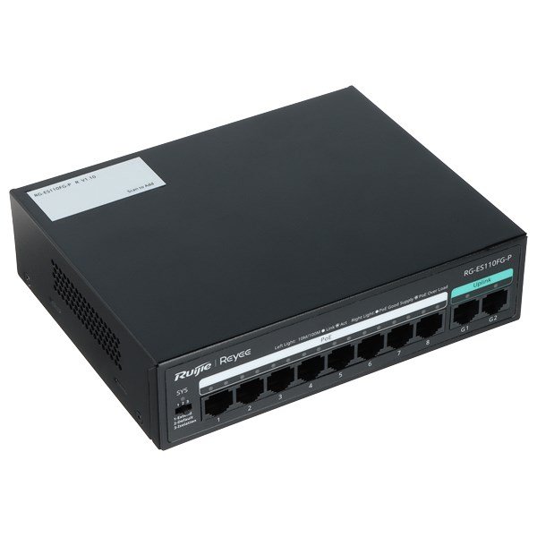 Ruijie Networks RG-ES110FG-P netv�rksswitch Ikke administreret L2 Fast Ethernet (10/100) Str�m over Ethernet (PoE) #2
